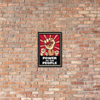 Load image into Gallery viewer, Power T.T.P Framed Poster
