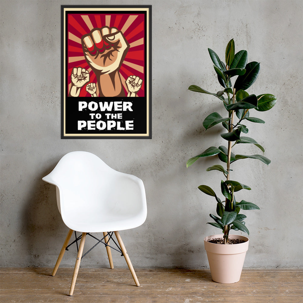 Power T.T.P Framed Poster