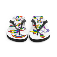 Load image into Gallery viewer, Pride Flip-Flops
